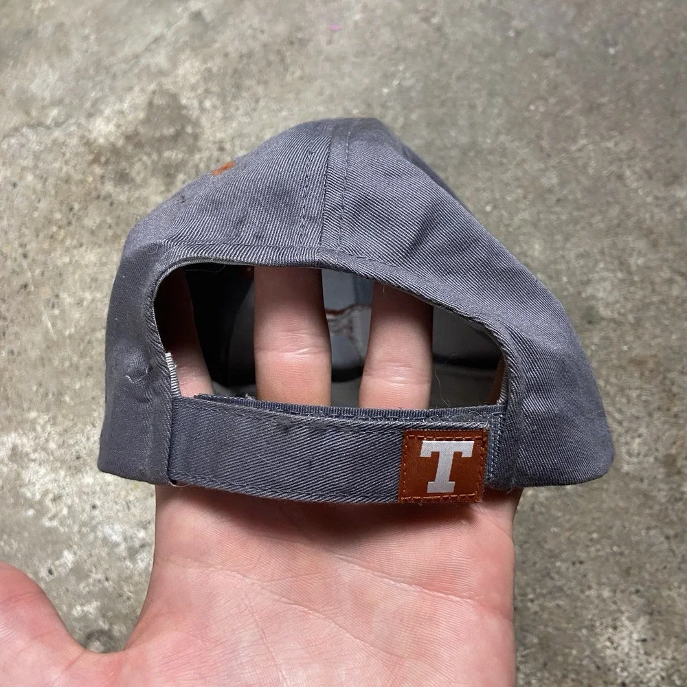 Texas Longhorns Cap Strap Back Adjustable Gray College NCAA Graphic